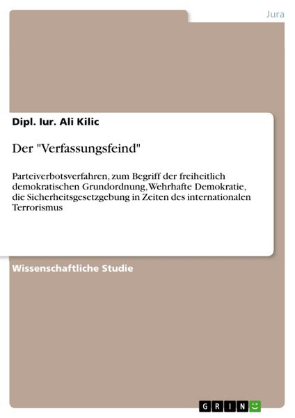 Produktbild: Der "Verfassungsfeind"