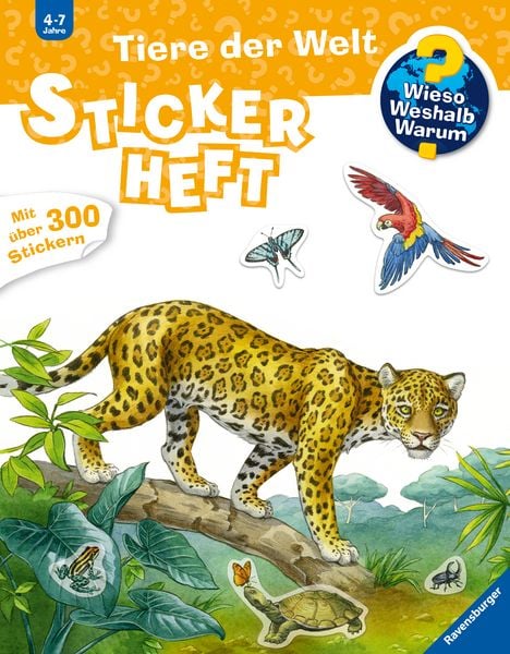 Produktbild: Wieso? Weshalb? Warum? Stickerheft - Tiere der Welt