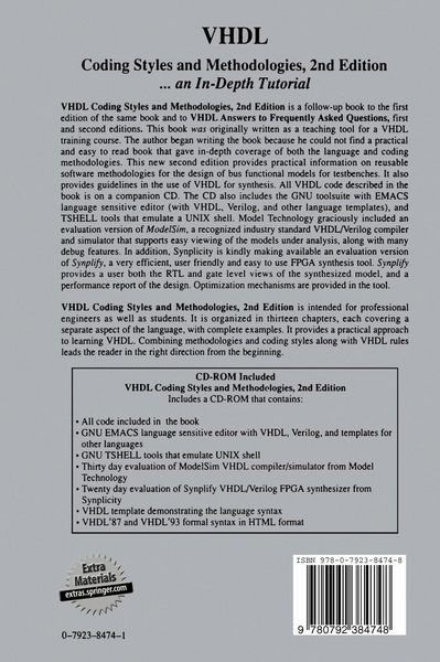 Produktbild: VHDL Coding Styles and Methodologies