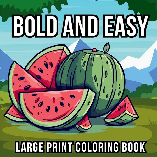 Produktbild: Bold and Easy Large Print Coloring Book