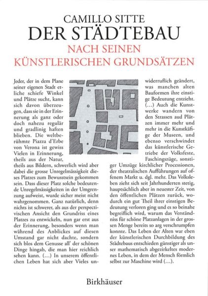 Produktbild: Der St&auml;dtebau nach seinen k&uuml;nstlerischen Grunds&auml;tzen