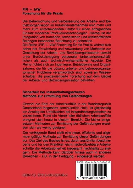 Produktbild: Sicherheit bei Instandhaltungsarbeiten