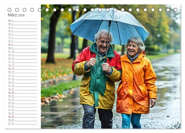 Produktbild: Renten-Turbo. Wenn der Ruhestand erst richtig Fahrt aufnimmt (Tischkalender 2026 DIN A5 quer), CALVENDO Monatskalender