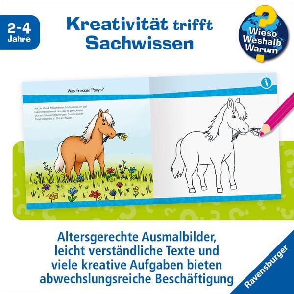 Produktbild: Wieso? Weshalb? Warum? junior AKTIV - Auf dem Ponyhof