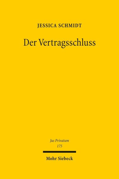 Produktbild: Der Vertragsschluss