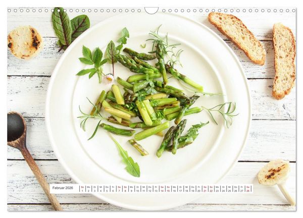 Produktbild: K&ouml;stlicher Spargel (Wandkalender 2026 DIN A3 quer), CALVENDO Monatskalender