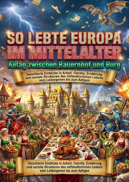 So lebte Europa im Mittelalter: Alltag zwischen Bauernhof und Burg, Taschenbuch von Susanne Franke, Epubli, 9783565170876