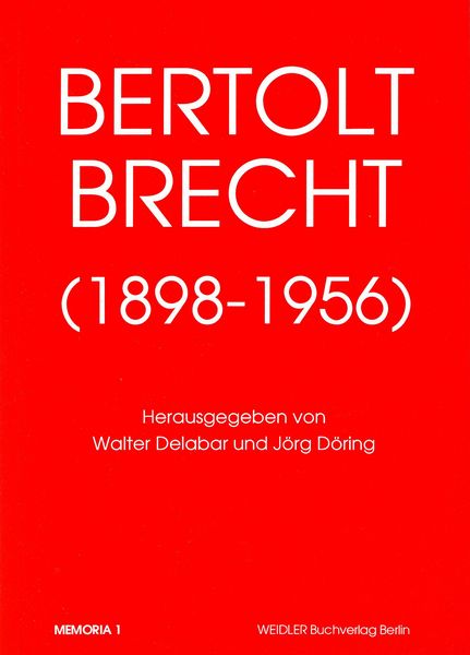 Produktbild: Bertolt Brecht 1898-1956