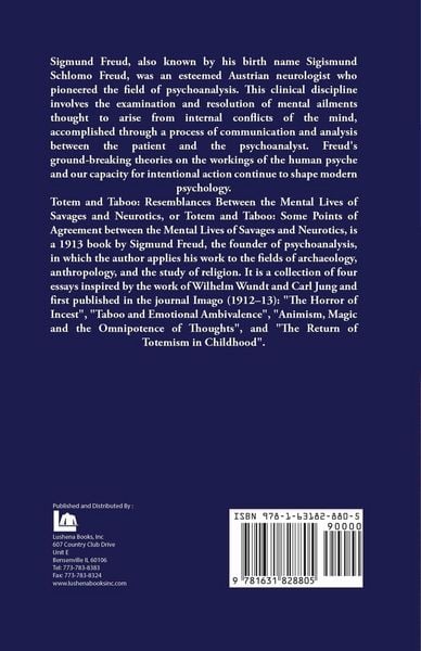 Produktbild: Totem and Taboo Resemblances Between the Psychic Lives of Savages and Neurotics