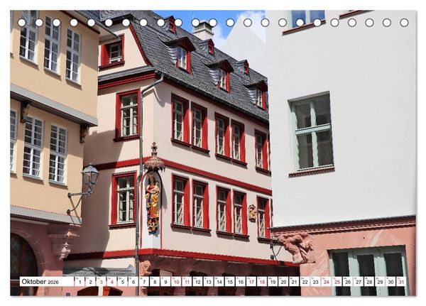 Produktbild: Frankfurt am Main die neue Altstadt vom Taxifahrer Petrus Bodenstaff (Tischkalender 2026 DIN A5 quer), CALVENDO Monatskalender