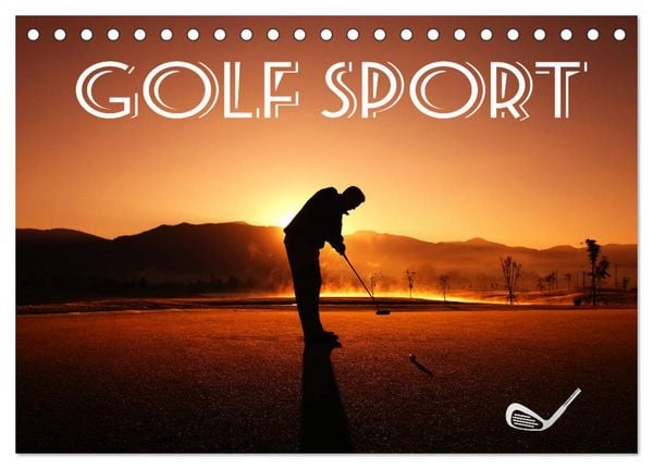 Produktbild: Golf Sport (Tischkalender 2026 DIN A5 quer), CALVENDO Monatskalender