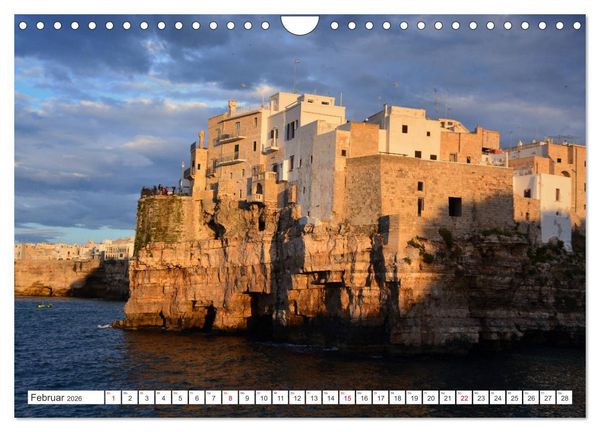 Produktbild: Apulien - Eine Reise zu Italiens Stiefelabsatz (Wandkalender 2026 DIN A4 quer), CALVENDO Monatskalender