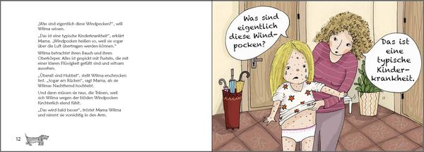 Produktbild: Wilma und die Windpocken - Das Bilder-Erz&auml;hlbuch f&uuml;r Kinder, die Windpocken haben oder mehr dar&uuml;ber wissen wollen