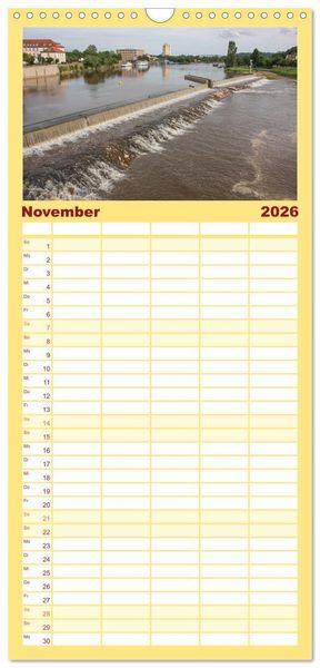 Produktbild: Familienplaner 2026 - Historisches Hameln mit 5 Spalten (Wandkalender, 21 x 45 cm) CALVENDO