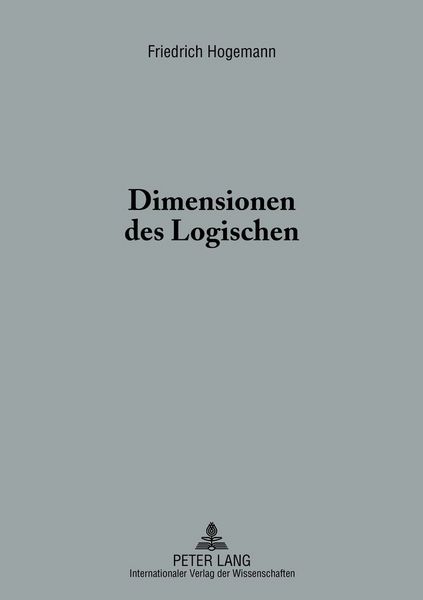 Produktbild: Dimensionen des Logischen