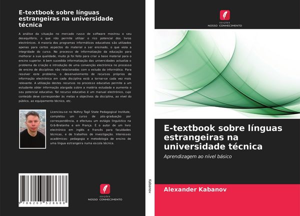 Produktbild: E-textbook sobre l&iacute;nguas estrangeiras na universidade t&eacute;cnica