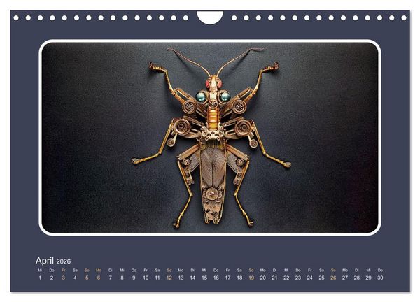 Produktbild: Roboterinsekten (Wandkalender 2026 DIN A4 quer), CALVENDO Monatskalender