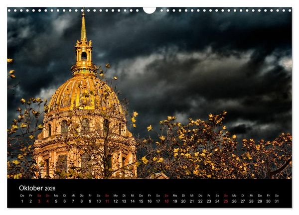 Produktbild: Paris - Impressionen einer Weltstadt (Wandkalender 2026 DIN A3 quer), CALVENDO Monatskalender