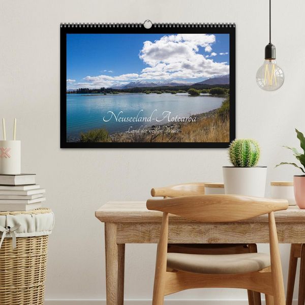 Produktbild: Neuseeland-Aotearoa, Land der wei&szlig;en Wolke (Wandkalender 2026 DIN A3 quer), CALVENDO Monatskalender