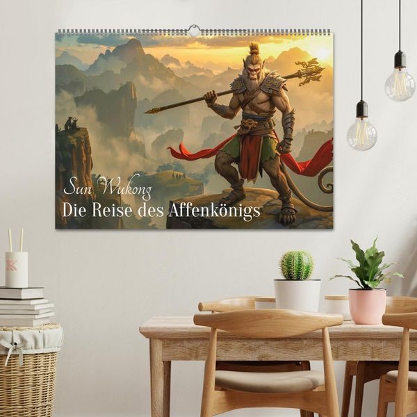 Produktbild: Sun Wukong - Die Reise des Affenk&ouml;nigs (Wandkalender 2027 DIN A2 quer), CALVENDO Monatskalender
