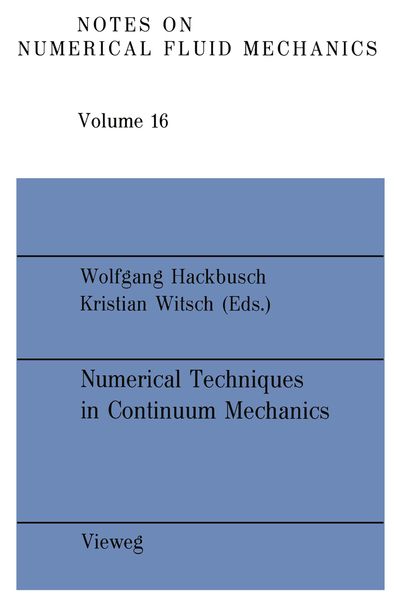 Produktbild: Numerical Techniques in Continuum Mechanics