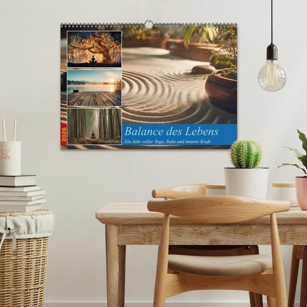 Produktbild: Balance des Lebens (Wandkalender 2026 DIN A3 quer), CALVENDO Monatskalender