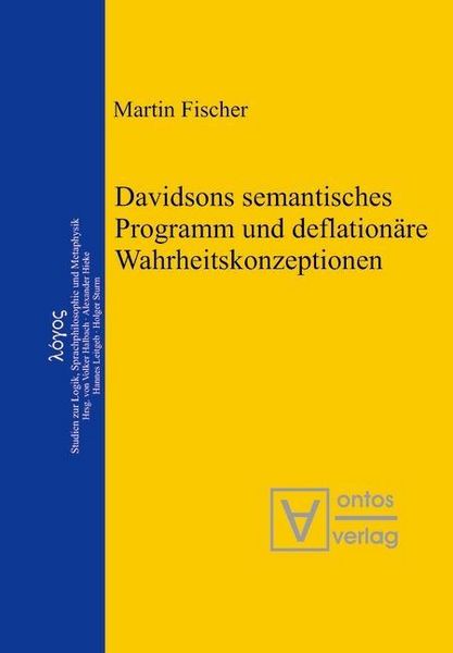 Produktbild: Davidsons semantisches Programm und deflation&auml;re Wahrheitskonzeptionen