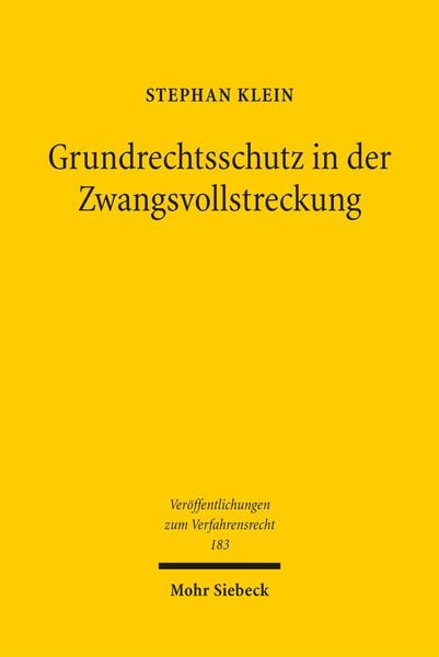 Produktbild: Grundrechtsschutz in der Zwangsvollstreckung