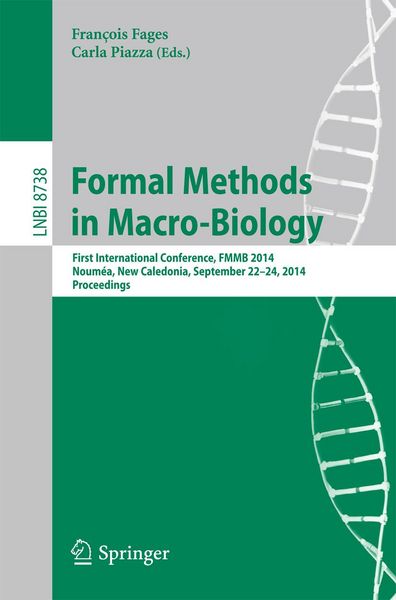 Produktbild: Formal Methods in Macro-Biology