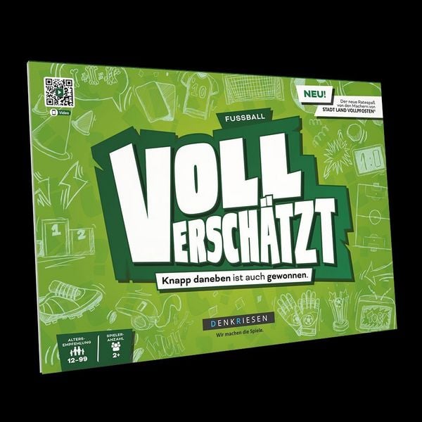 Produktbild: DENRKIESEN - VOLL VERSCH&Auml;TZT Fussball Edition - "Knapp daneben ist auch gewonnen."
