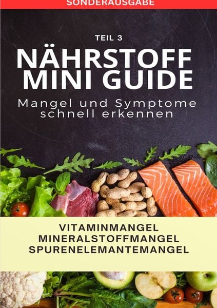 Produktbild: JAMES &bdquo;N&Auml;HRSTOFF MINI GUIDE&ldquo; Mangel und Symptome leicht erkennen - SONDERAUSGABE 10 REZEPTE