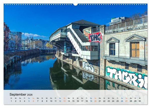 Produktbild: Berliner Wasserwege &ndash; Die Spree und ihre Kan&auml;le (Wandkalender 2026 DIN A2 quer), CALVENDO Monatskalender