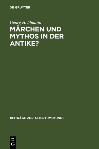 Produktbild: M&auml;rchen und Mythos in der Antike?