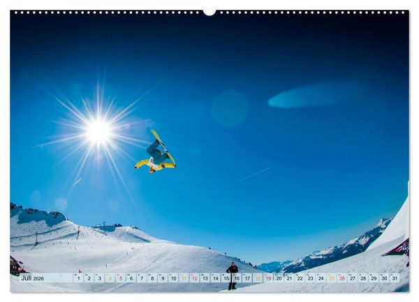 Produktbild: Snowboard - so cool (hochwertiger Premium Wandkalender 2026 DIN A2 quer), Kunstdruck in Hochglanz