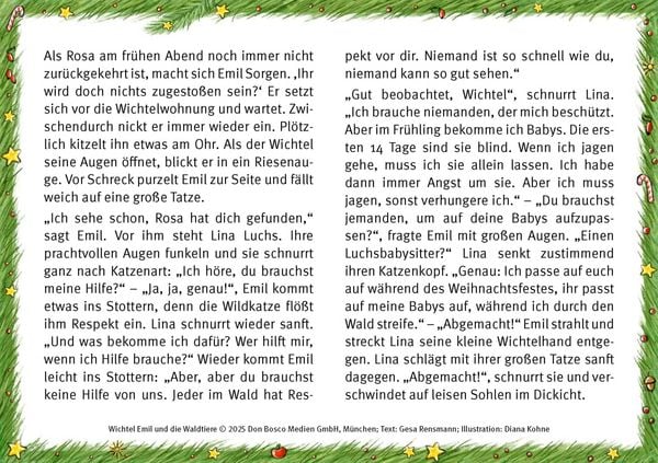 Produktbild: Wichtel Emil und die Waldtiere. 24 Geschichten zum Vorlesen im Advent. F&uuml;r Kinder von 3 bis 6