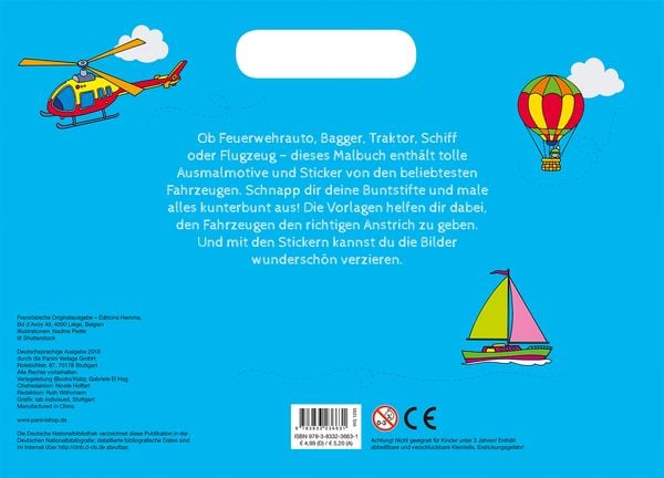 Produktbild: Mein erstes Fahrzeug-Malbuch