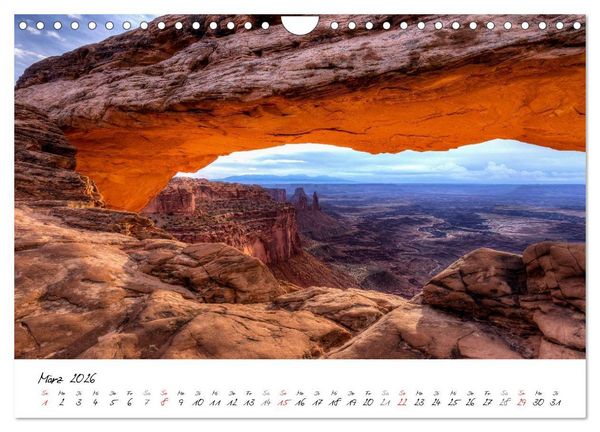 Produktbild: National-Parks der USA (Wandkalender 2026 DIN A4 quer), CALVENDO Monatskalender
