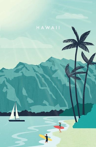 Produktbild: Erwachsenenpuzzle 200 Teile - Hawaii