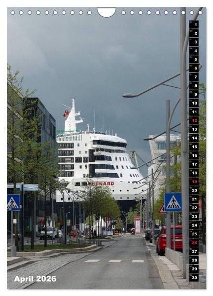 Produktbild: HAMBURG - Ansichten (Wandkalender 2026 DIN A4 hoch), CALVENDO Monatskalender
