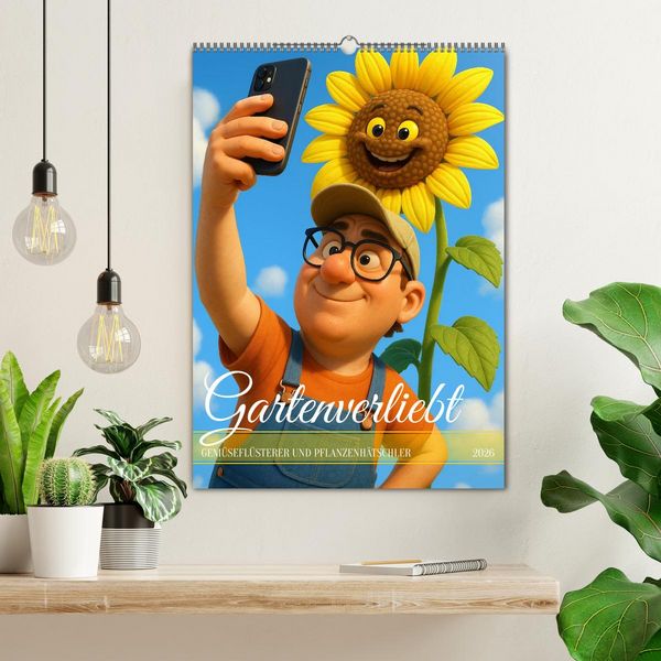 Produktbild: Gartenverliebt (Wandkalender 2026 DIN A2 hoch), CALVENDO Monatskalender