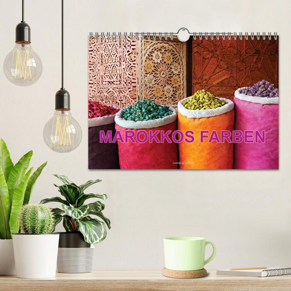 Produktbild: Marokkos Farben (Wandkalender 2026 DIN A4 quer), CALVENDO Monatskalender