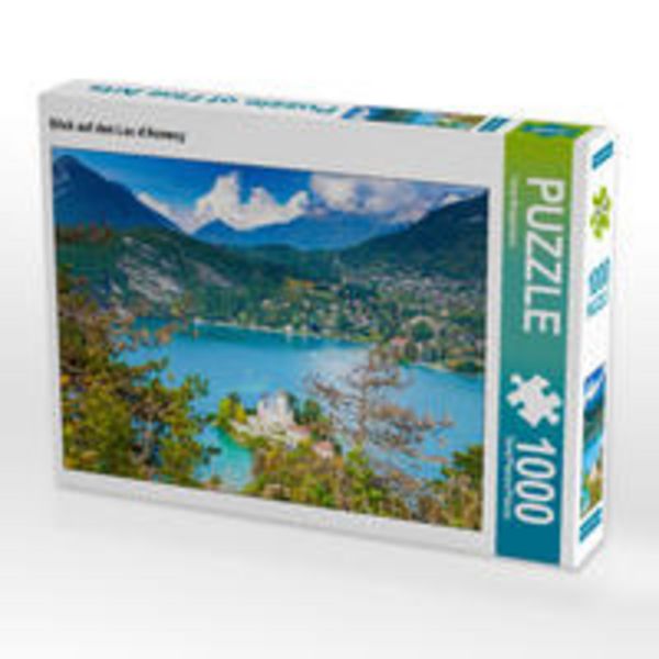 CALVENDO Puzzle Blick auf den Lac d'Annecy 1000 Teile Lege-Größe 64 x 48 cm Foto-Puzzle Bild von Tanja Midgardson