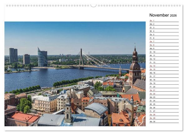 Produktbild: Entdeckungen im Baltikum (Wandkalender 2026 DIN A2 quer), CALVENDO Monatskalender