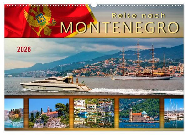 Produktbild: Reise nach Montenegro (Wandkalender 2026 DIN A2 quer), CALVENDO Monatskalender