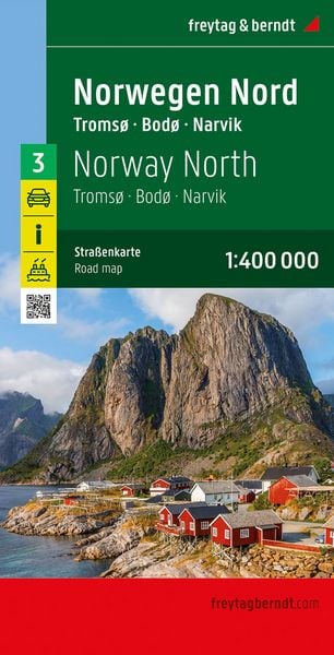 Freytag & berndt Straßenkarte Norwegen Nord, Tromsø - Bodø - Narvik 1:400.000, Sonstige von , KOMPASS freytag und berndt, 978-3-7079-2212-7