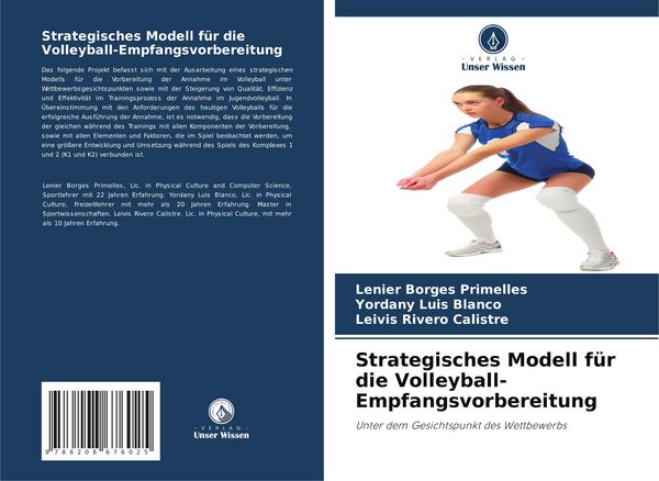 Strategisches Modell für die Volleyball-Empfangsvorbereitung, Taschenbuch von Lenier Borges Primelles , Yordany Luis Blanco , Leivis Rivero Calistre,