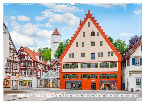 Produktbild: Biberach an der Ri&szlig; Impressionen (Wandkalender 2026 DIN A2 quer), CALVENDO Monatskalender