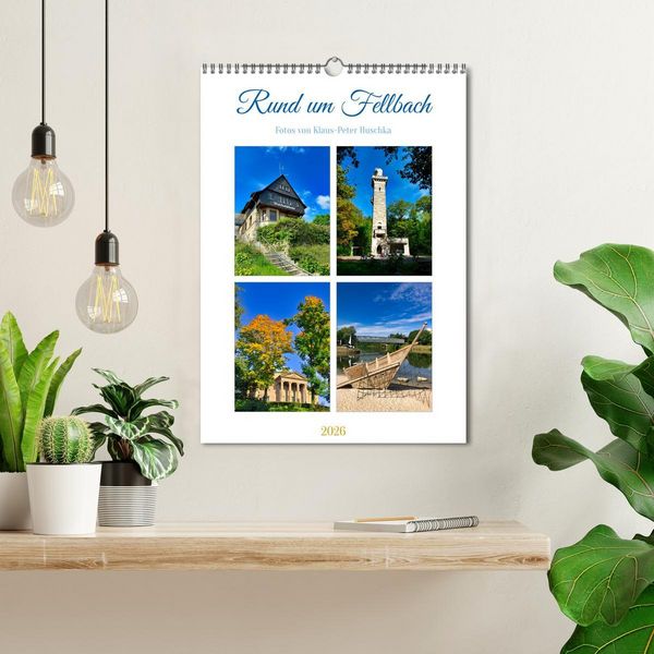 Produktbild: Rund um Fellbach (Wandkalender 2026 DIN A3 hoch), CALVENDO Monatskalender