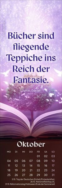 Produktbild: Fantasy Lesezeichen & Kalender 2027