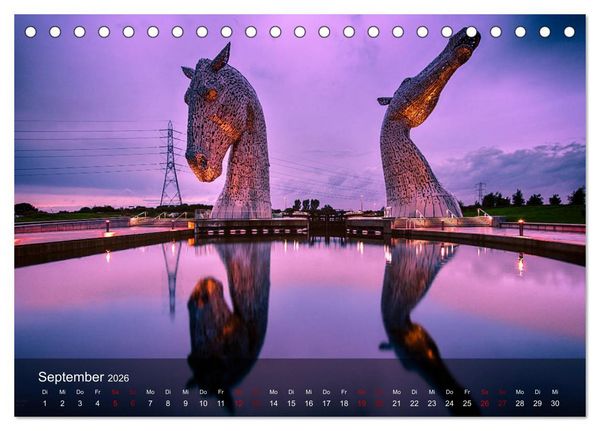 Produktbild: Schottland &ndash; schottisch unterwegs (Tischkalender 2026 DIN A5 quer), CALVENDO Monatskalender